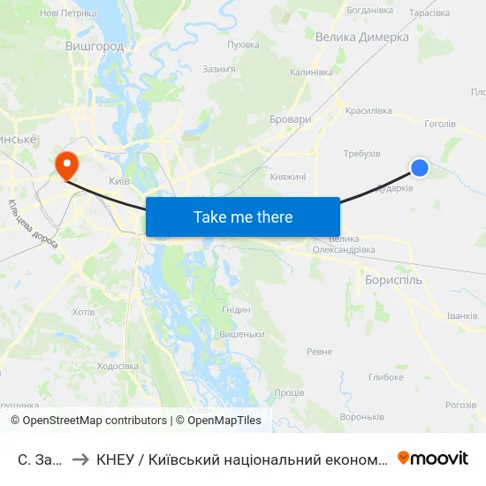 С. Займище to КНЕУ / Київський національний економічний університет ім. В. Гетьмана map
