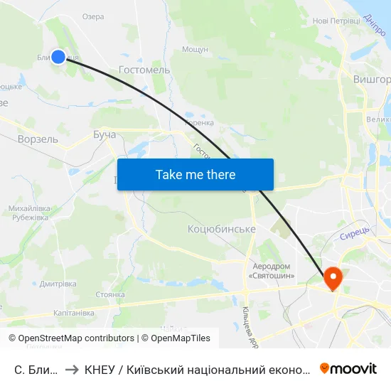 С. Блиставиця to КНЕУ / Київський національний економічний університет ім. В. Гетьмана map