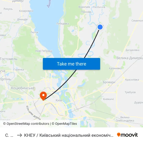 С. Літки to КНЕУ / Київський національний економічний університет ім. В. Гетьмана map