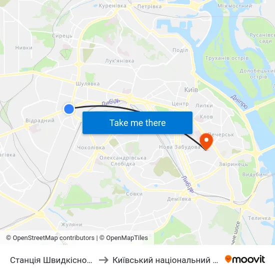 Станція Швидкісного Трамвая Індустріальна to Київський національний університет культури і мистецтв map