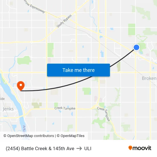 (2454) Battle Creek & 145th Ave to ULI map