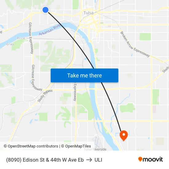 (8090) Edison St & 44th W Ave Eb to ULI map