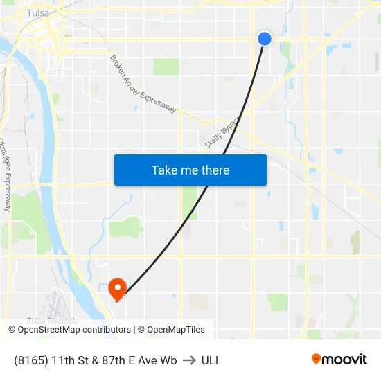 (8165) 11th St & 87th E Ave Wb to ULI map