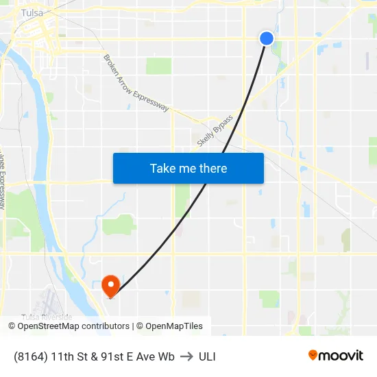 (8164) 11th St & 91st E Ave Wb to ULI map