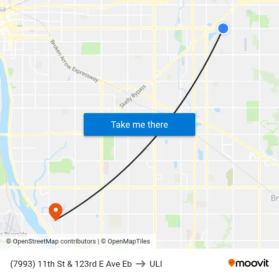(7993) 11th St & 123rd E Ave Eb to ULI map