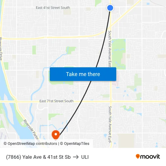 (7866) Yale Ave & 41st St Sb to ULI map