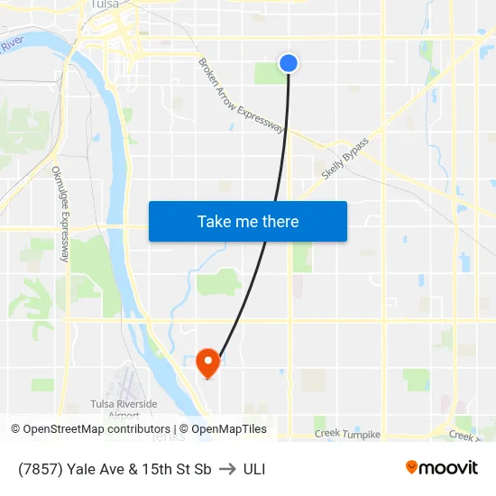 (7857) Yale Ave & 15th St Sb to ULI map