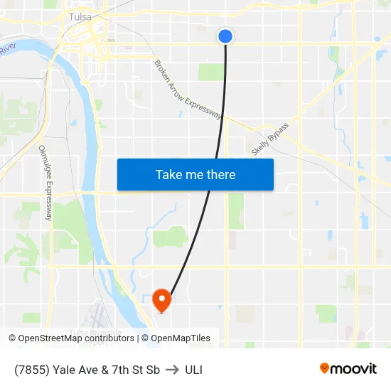 (7855) Yale Ave & 7th St Sb to ULI map