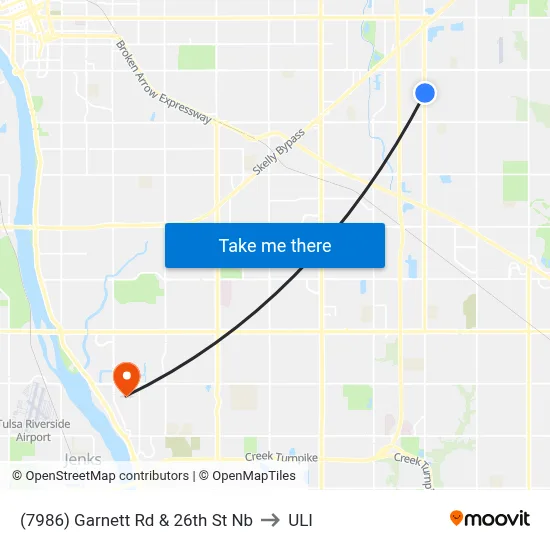 (7986) Garnett Rd & 26th St Nb to ULI map