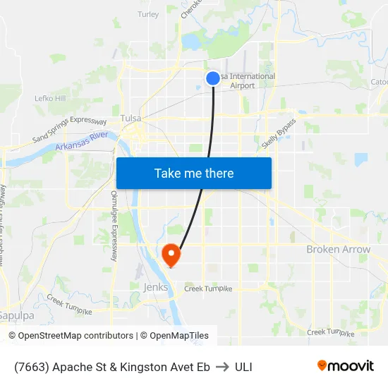 (7663) Apache St & Kingston Avet Eb to ULI map