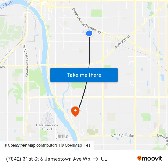 (7842) 31st St & Jamestown Ave Wb to ULI map