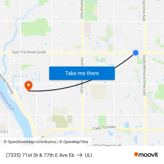 (7335) 71st St & 77th E Ave Eb to ULI map