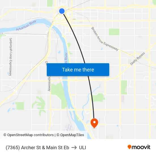 (7365) Archer St & Main St Eb to ULI map