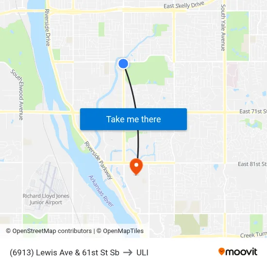 (6913) Lewis Ave & 61st St Sb to ULI map