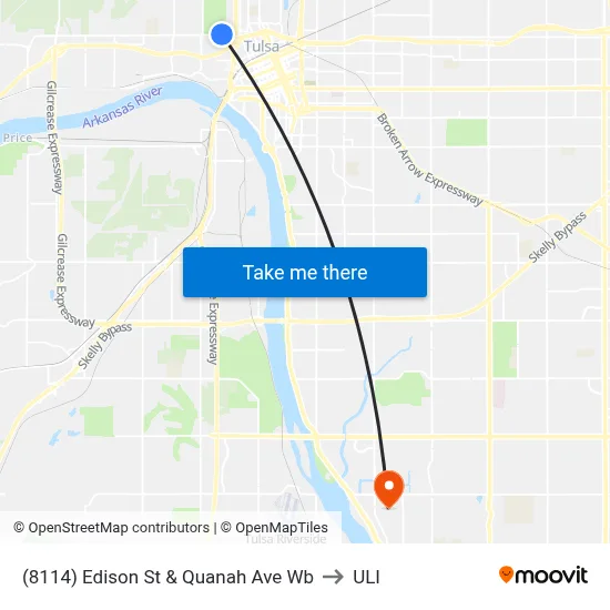 (8114) Edison St & Quanah Ave Wb to ULI map