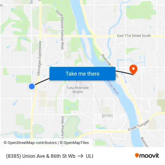 (8385) Union Ave & 86th St Wb to ULI map
