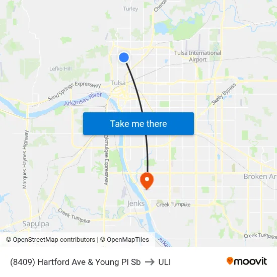 (8409) Hartford Ave & Young Pl Sb to ULI map