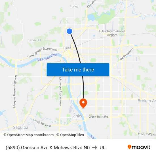 (6890) Garrison Ave & Mohawk Blvd Nb to ULI map