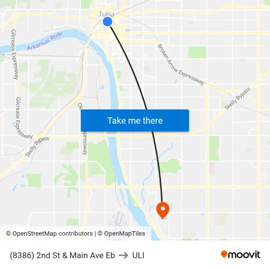 (8386) 2nd St & Main Ave Eb to ULI map