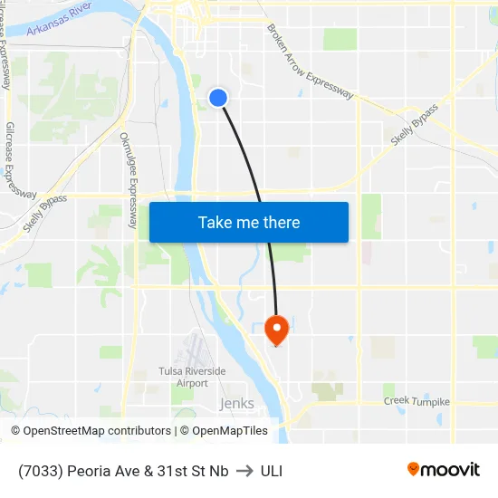 (7033) Peoria Ave & 31st St Nb to ULI map