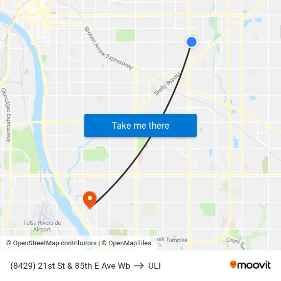 (8429) 21st St & 85th E Ave Wb to ULI map