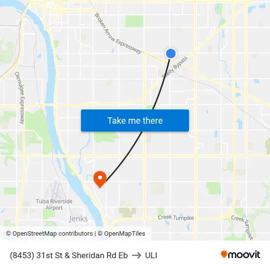 (8453) 31st St & Sheridan Rd Eb to ULI map