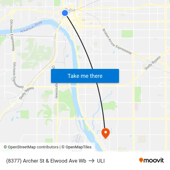 (8377) Archer St & Elwood Ave Wb to ULI map