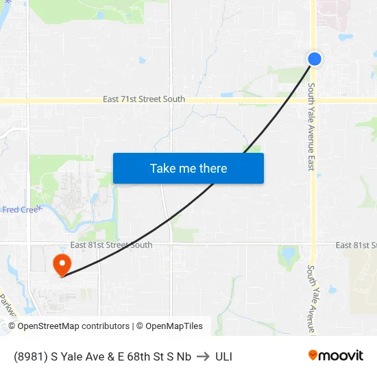 (8981) S Yale Ave & E 68th St S Nb to ULI map