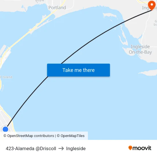 423-Alameda @Driscoll to Ingleside map