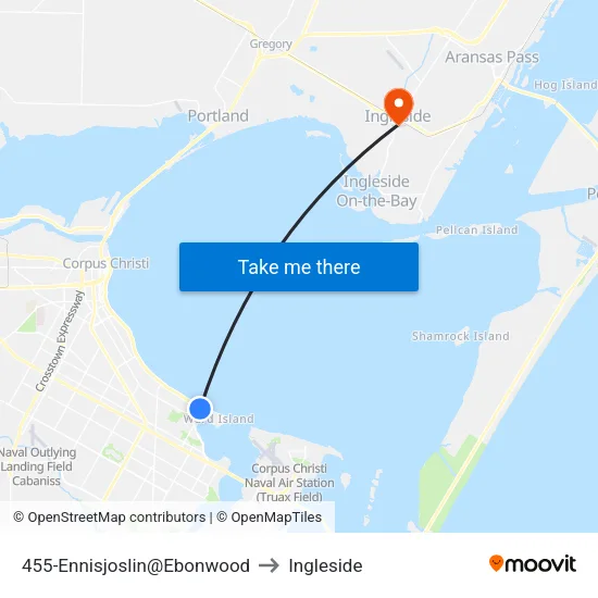 455-Ennisjoslin@Ebonwood to Ingleside map