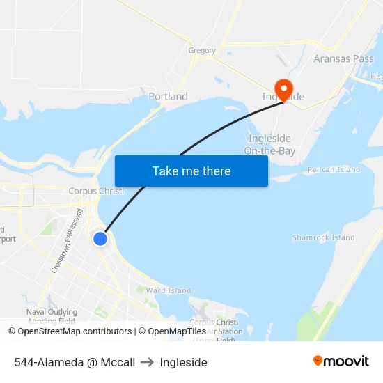 544-Alameda @ Mccall to Ingleside map