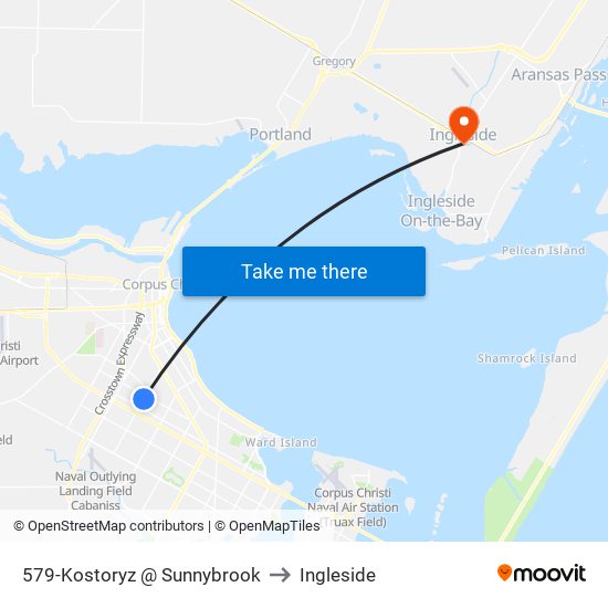 579-Kostoryz  @ Sunnybrook to Ingleside map