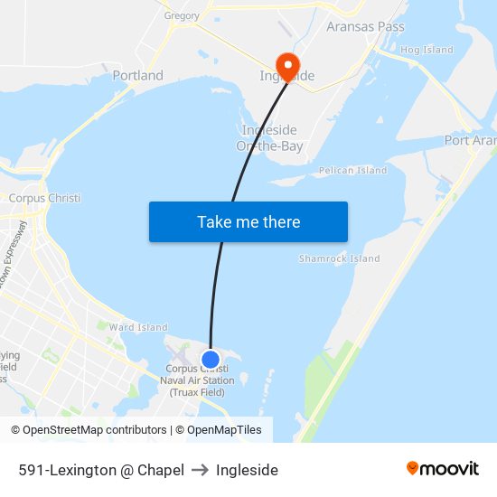 591-Lexington @ Chapel to Ingleside map