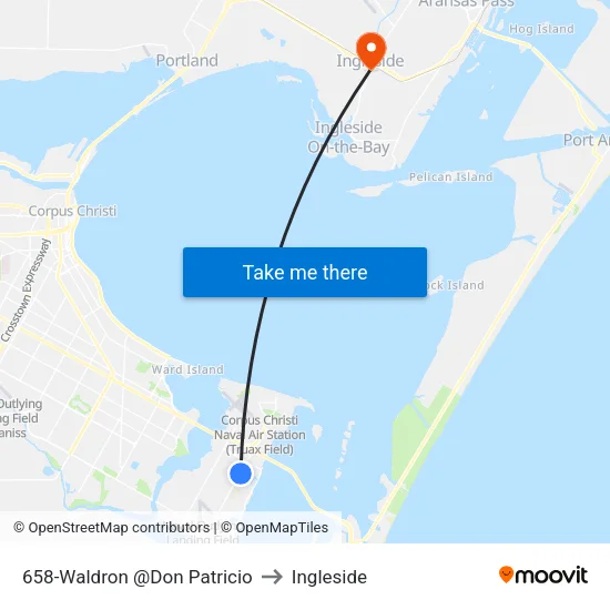 658-Waldron @Don Patricio to Ingleside map