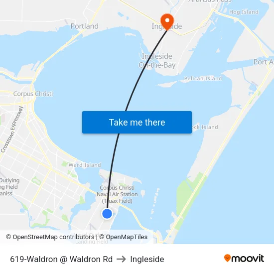 619-Waldron @ Waldron Rd to Ingleside map