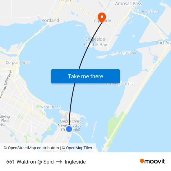 661-Waldron @ Spid to Ingleside map