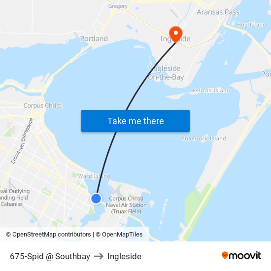 675-Spid @ Southbay to Ingleside map