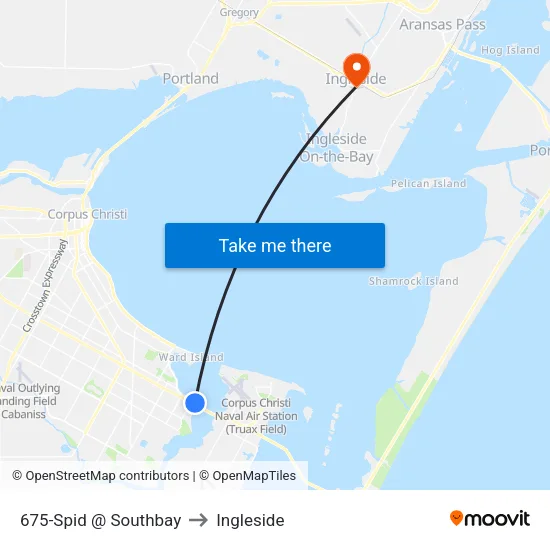 675-Spid @ Southbay to Ingleside map