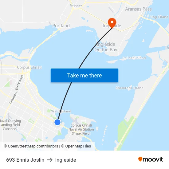 693-Ennis Joslin to Ingleside map