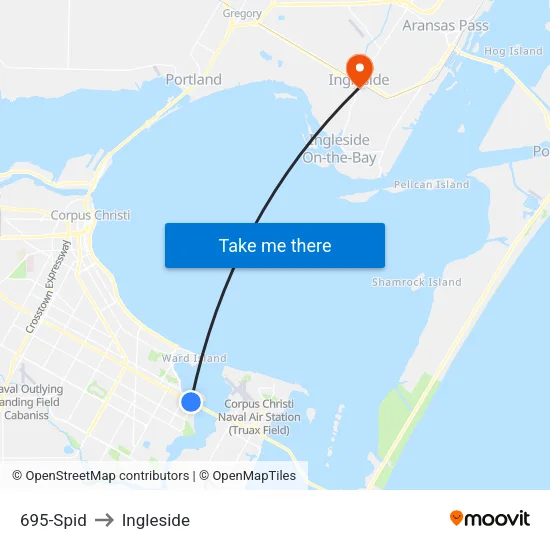 695-Spid to Ingleside map