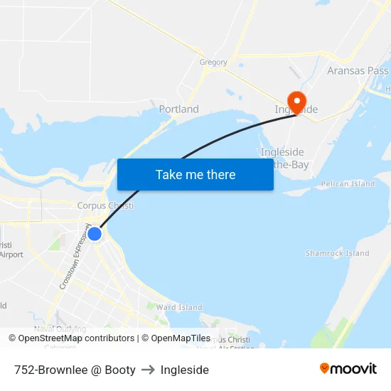 752-Brownlee @ Booty to Ingleside map