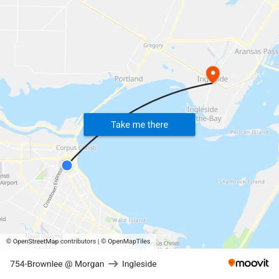 754-Brownlee @ Morgan to Ingleside map