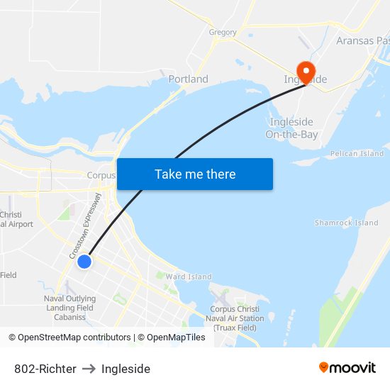 802-Richter to Ingleside map