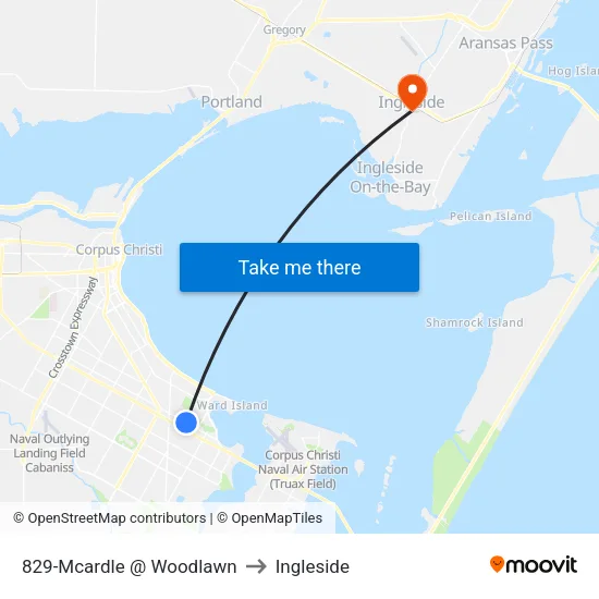 829-Mcardle  @  Woodlawn to Ingleside map