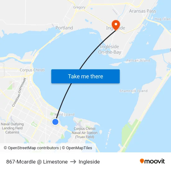 867-Mcardle @ Limestone to Ingleside map