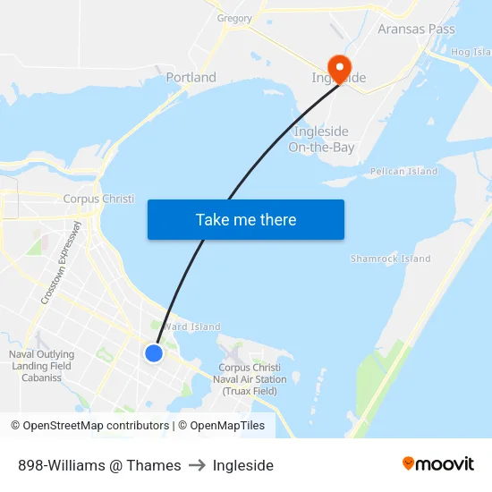 898-Williams @ Thames to Ingleside map
