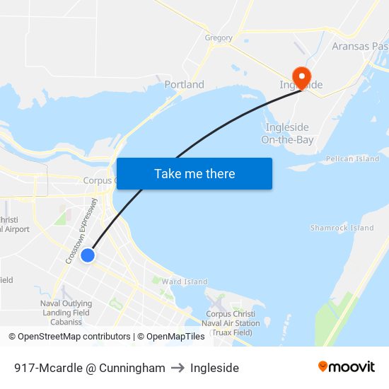 917-Mcardle @ Cunningham to Ingleside map