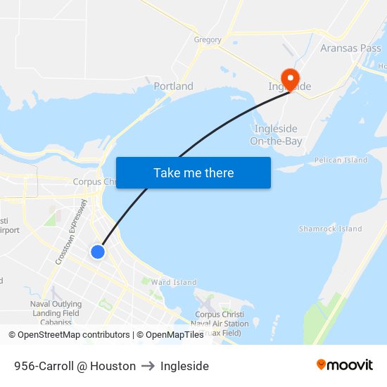 956-Carroll @ Houston to Ingleside map