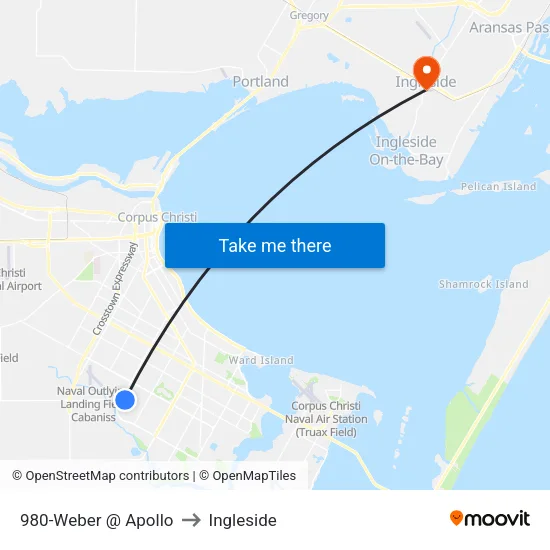 980-Weber @ Apollo to Ingleside map