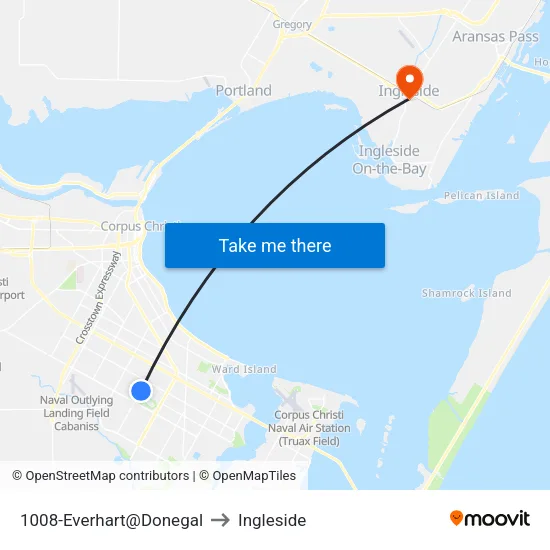 1008-Everhart@Donegal to Ingleside map